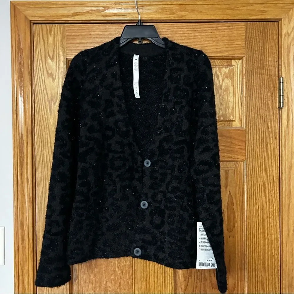 lululemon athletica Black Cozy Cardigan